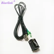 Biurlink 150CM najnowszy DIY USB przełącznik przycisk kabel do ładowania USB wspornik adaptera pamięć USB dla BMW zmieniarka CD Stereo