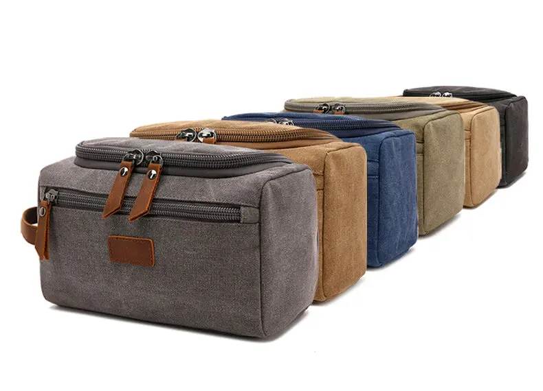 New Men Travel Toiletry Bag Wash Shaving Dopp Kit Packing Cubes Bags Dopp Kit for Canvas Leather Women Travel Bag Cosmetic Pouch