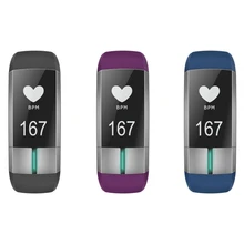 IP67 Водонепроницаемый смарт-браслет 0,73 ''oled Сенсорный экран Смарт Браслет крови Давление монитор сердечного ритма с ремешком на руку