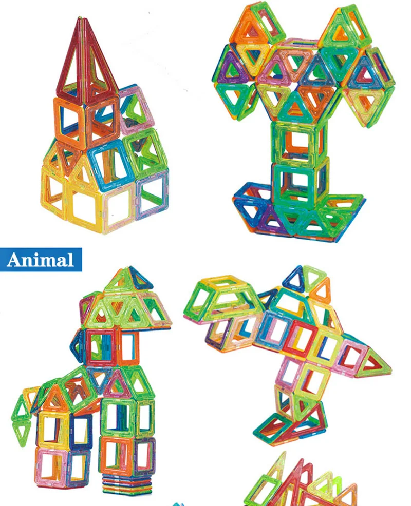 construção construção brinquedos conjunto ímã brinquedos educativos para crianças presente