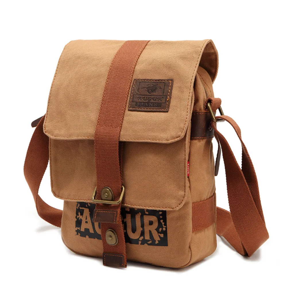 Wysokiej Jakości Modne Retro Canvas Messenger Torby męskie Torby Na Co Dzień W Szkole Torby Nastolatków Post Oficer Crossbody Torba