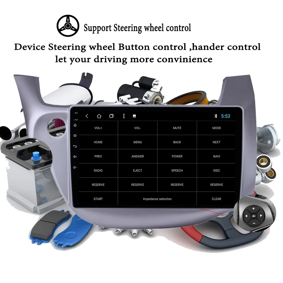 Excellent 2Din Android 9.1 Ram 4GB 10.1" Car Radio GPS Navi Multimedia Player Touchscreen Head Unit For 2008-2013 HONDA JAZZ/FIT Cassette 14 Excellent 2Din Android 9.1 Ram 4GB 10.1" Car Radio GPS Navi Multimedia Player Touchscreen Head Unit For 2008-2013 HONDA JAZZ/FIT Cassette 14
