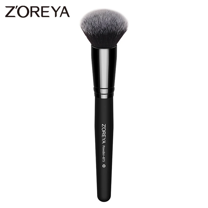 

ZOREYA Brand Beauty Powder Brush Makeup Brushes Foundation Round Make Up Cosmetics Wooden Brushes Soft Hair To Face Makeup