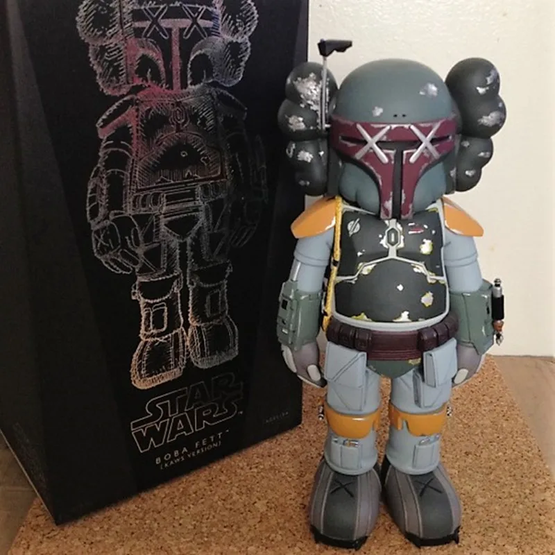 

10 inch BFF Boba Fett Kaws Storm Trooper Darth Vader Star Wars 30th Anniversary Companion PVC Figure Collectible Model Toy SD154