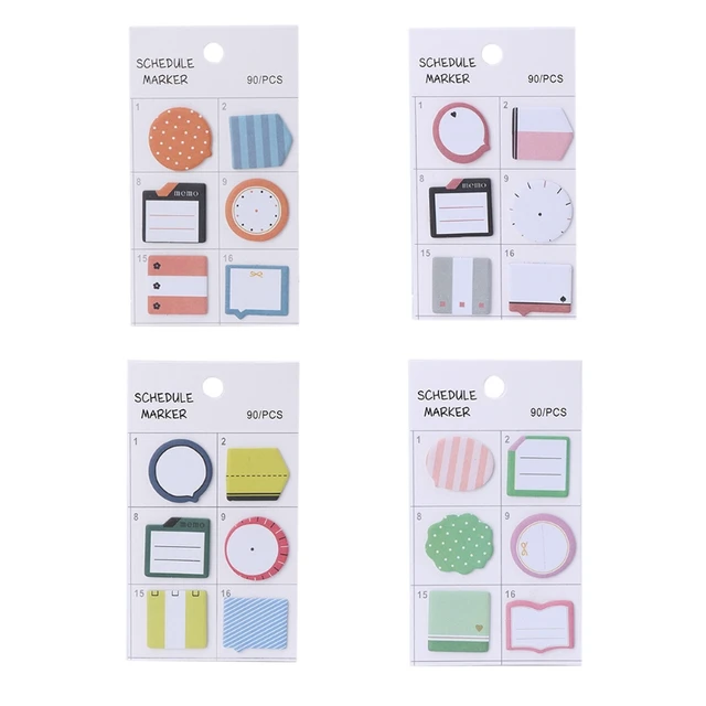 1 x index sticker creative index flag tab notes sticky stickers