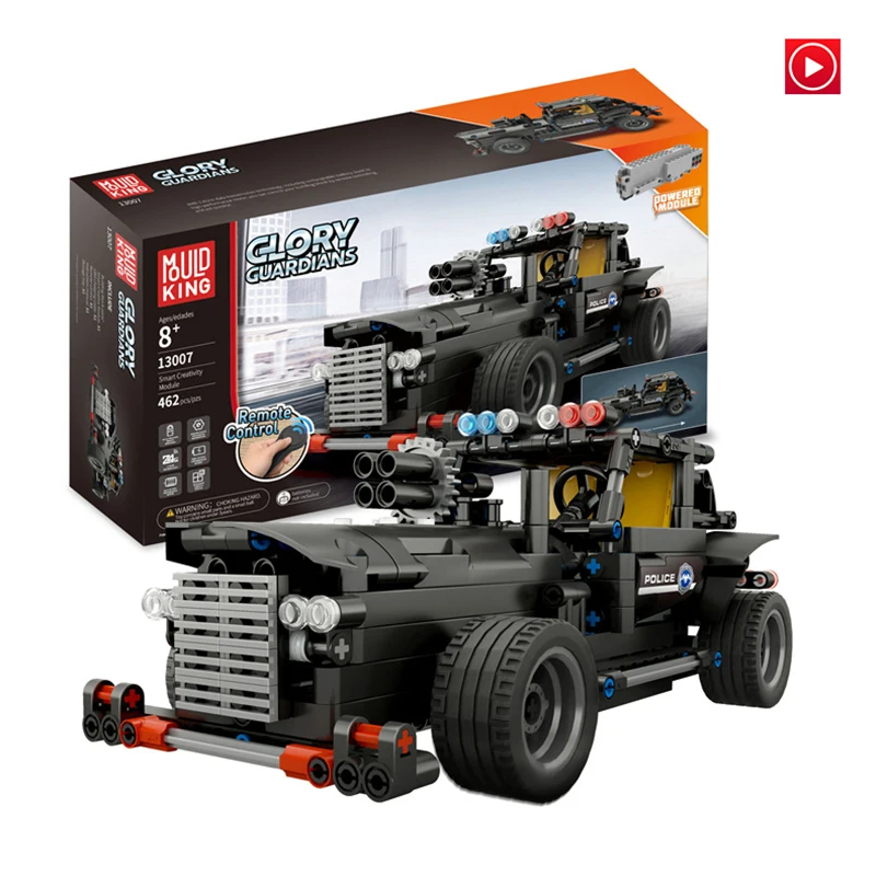 

Legoed technic SWAT police command car TOY Remote Control Vehicle SUV Model KITS Building Blocks Bricks New Kids Christmas Gift