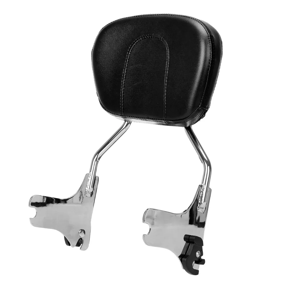 Chrome Detachable Backrest For Harley Touring Road King FLHT FLHX FLTR