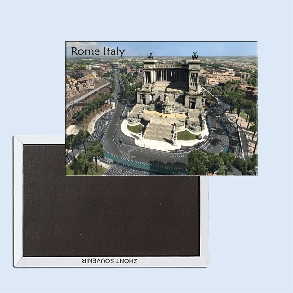 Магнит на холодильник панорама города Рим Италия 24369|fridge magnet|fridge magnet romemagnet rome |