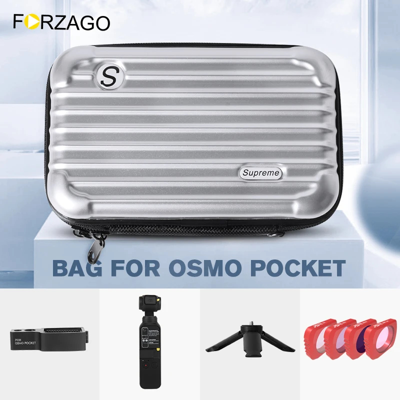 Новейшая Мини Osmo карманная сумка для хранения с жестким пакетом для osmo Карманный Удлинитель Набор быстрого изменения контроллера штативы TF карты