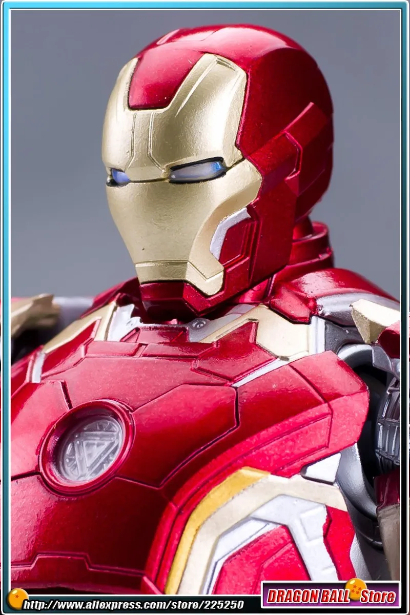 Оригинальная фигурка BANDAI Tamashii нация СВЧ/S. H. Figuarts-Железный человек MK43/Mark 43