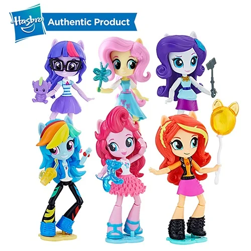 Hasbro My Little Pony Equestria Girls 4,5 дюймов 11 см сумеречные Мини-куклы персонаж фигурка коллекция Модель Кукла для девочки - Цвет: All PONY