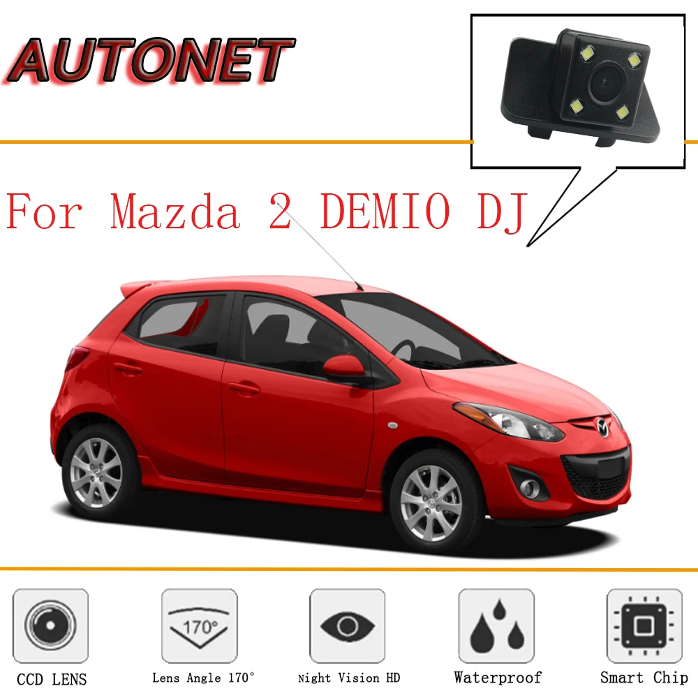 Автомобильная камера заднего вида для Mazda 2 DEMIO DJ 2014 2018/CCD/HD ночного видения/камера