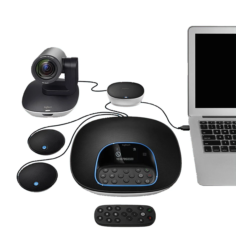 Logitech CC3500e комплект для видеоконференции с расширенными микрофонами HD 1080p камерой