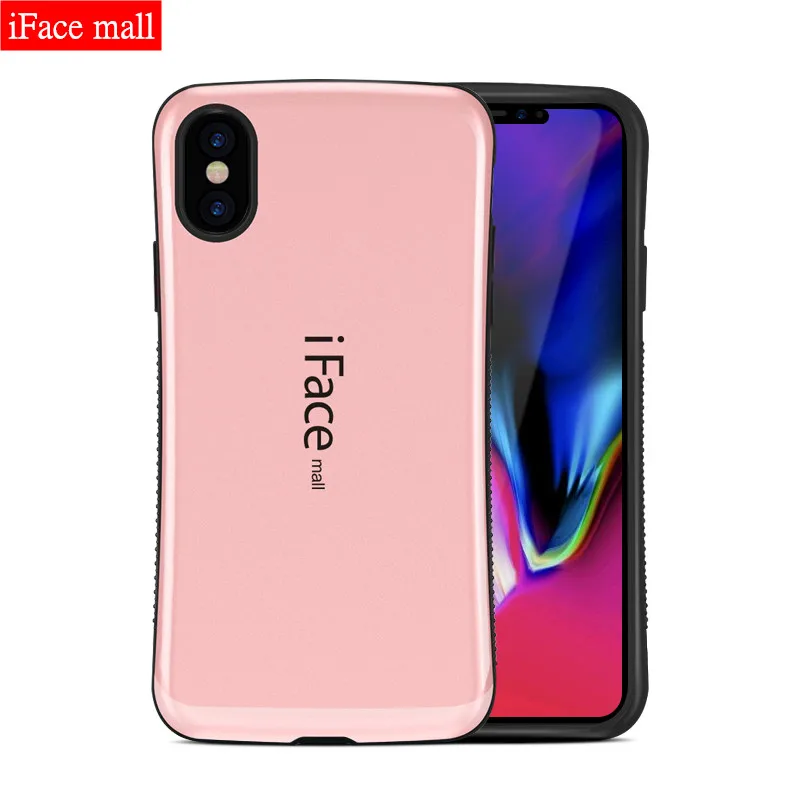 

For iPhone XS XR XSMAX 8 ShockProof Case Armour Phone Cover Soft TPU Plastic Hybrid Case Hard Back Protective Shell Cover Coque