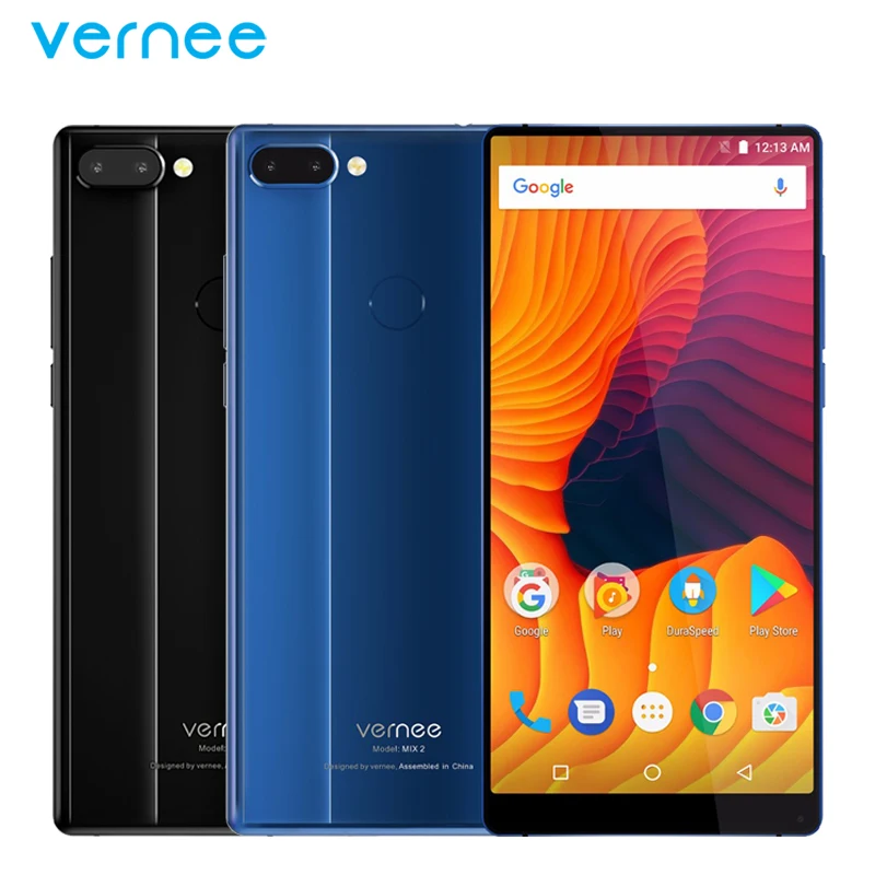 

Original Vernee Mix 2 Mobile Phone 6.0 inch FHD Screen 4GB RAM 64GB ROM MT6757 Octa Core Android 7.0 13MP+5MP 4200mAh Smartphone