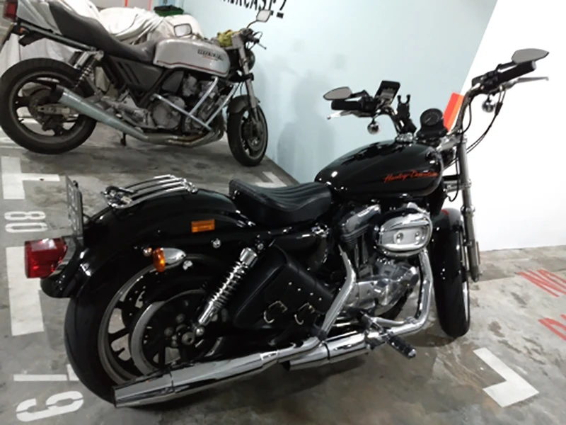 Motorcycle Saddle Bags For Harley Sportster XL 883 1200 Saddle Bags Left&Right Side Tool Bag Out Door Luggage for BMW Triumph (1)