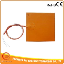 12 В силиконовый резиновый нагреватель кровать 150 мм x 150 мм(" x 6") 100 Вт