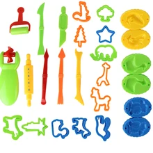 26 шт./компл. Полимерная глина умный Пластилин форма для моделирования резинка для игровых инструментов игрушки глиняные полимерная форма детская игрушка