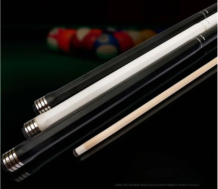 Фури Китай бассейн Кий с деревянным расширением 11.75mm12.75mm наконечник черный белый цвета с кий для пула FURY Case 18,5 oz, 19 oz, 19,5 oz