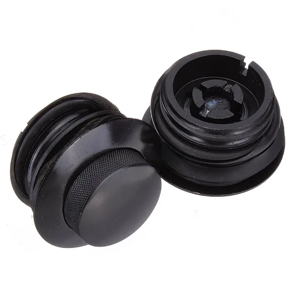 2pcs/set Black Custom Gas Fuel Tank Flush Mount Cap For Harley Davidson