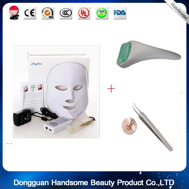 Светодиодная фотоновая светильник ящаяся маска для омоложения кожи лечебная