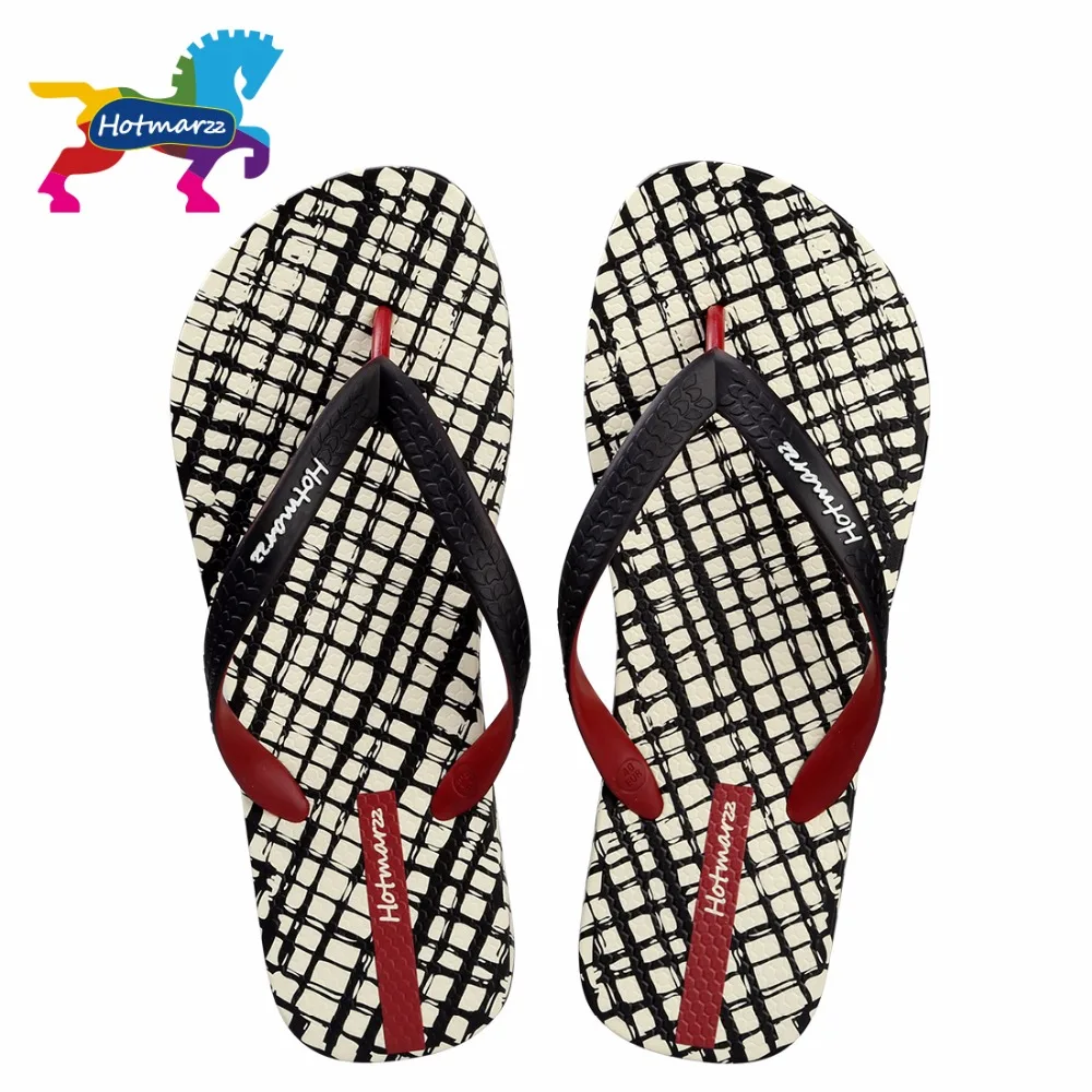 melhor Hotmarzz Chinelos Homens Malha Chinelos Sandálias Da Praia do Verão Piscina Chuveiro Do Banheiro Desliza Sapatos