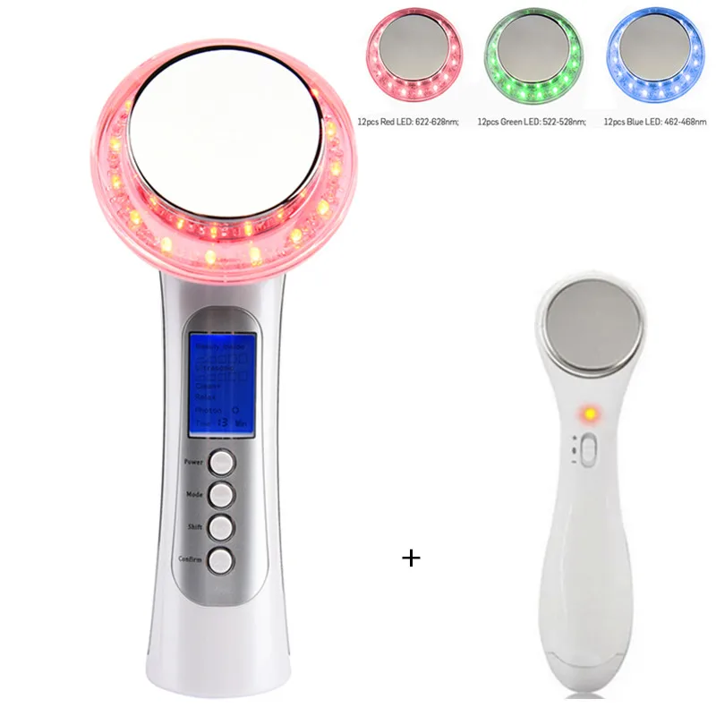 2018 Newest Ultrasonic Facial Massager Skin Care Beauty Machine Cleaner Wrinkle Remover Face Massage Multifunction Photon 