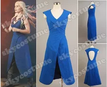 Hot Sell Game of Thrones Daenerys Targaryen Mother of Dragons Dress Cosplay Costume Adult Costumes For Halloween
