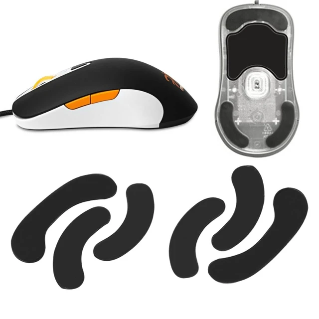 2 Sets 0.6mm Mouse Feet Mouse Skates For SteelSeries XAI / Sensei.