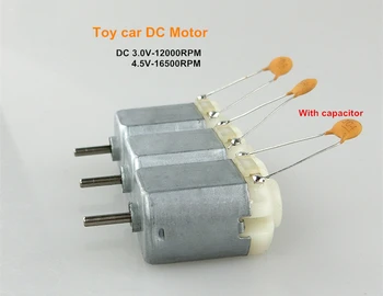 

Toy car DC Motor With capacitor 3PCS/set DC 3.0V 12000RPM 4.5V 16500RPM 3V TO 6V