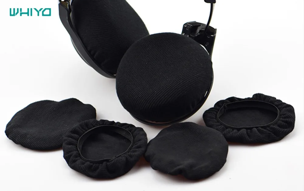

Whiyo Stretch Covers Sweat Absorption and Washable Germproof Deodorizing Ear Cover Pads for Philips Fidelio M1 M 1 Headphone