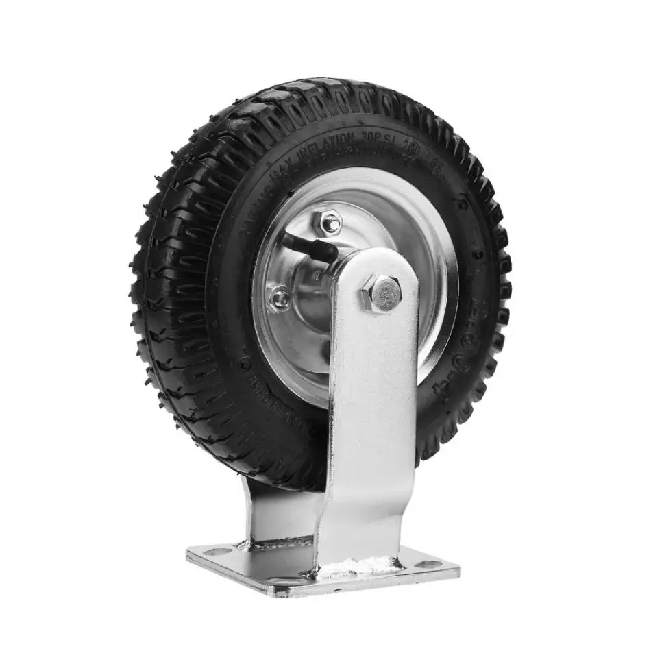 8 дюймов пневматическое колесо Резиновое Колесико сверхмощные колеса фермы промышленные колесики мебель ролик колеса