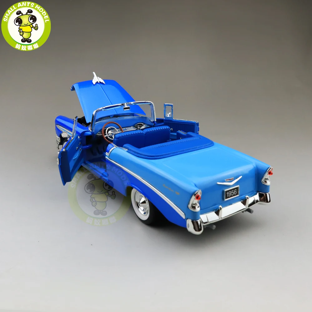 1/18 1956 Chevrolet BEL воздушная дорога подписи литой модельный автомобиль игрушки подарок для мальчиков девочек