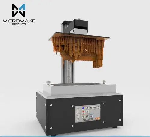  Micromake new L4 UV light curing SLA/LCD/DLP 3d printer print volume 190*120*225mm 24um accuracy fo