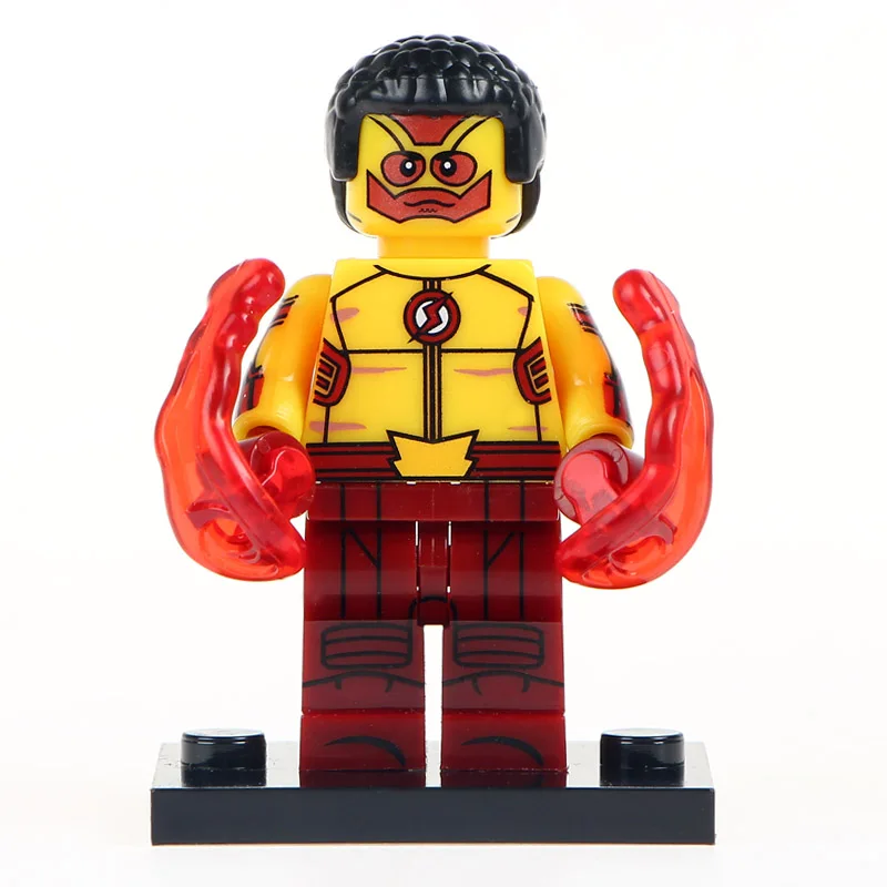 

Single Sale DC Super Hero Kid Flash Wally West The Flash Ego Spider Man Peter Parker Hush Mongul Building Blocks X0134