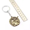 HOT  Game World of Tanks KeyChain Ragland medal round coin Pendent Keyring key chain ring holder for car Fans souvenirs ► Photo 2/6