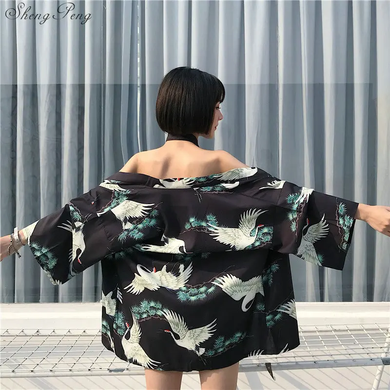 Женское кимоно obi yukata традиционное японское одежда в японском стиле кардиган
