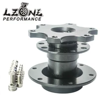 Lzone гонки-Новый универсальный стиль Руль Quick Release Набор Босс (черный цвет) jr3859bk