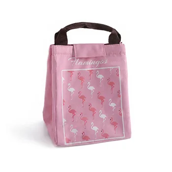

12PCS / LOT Portable Lunch Bag Cute Animal Insulated Thermal Tote Oxford Lunch Bag Waterproof Handbag Reusable Picnic Pouch