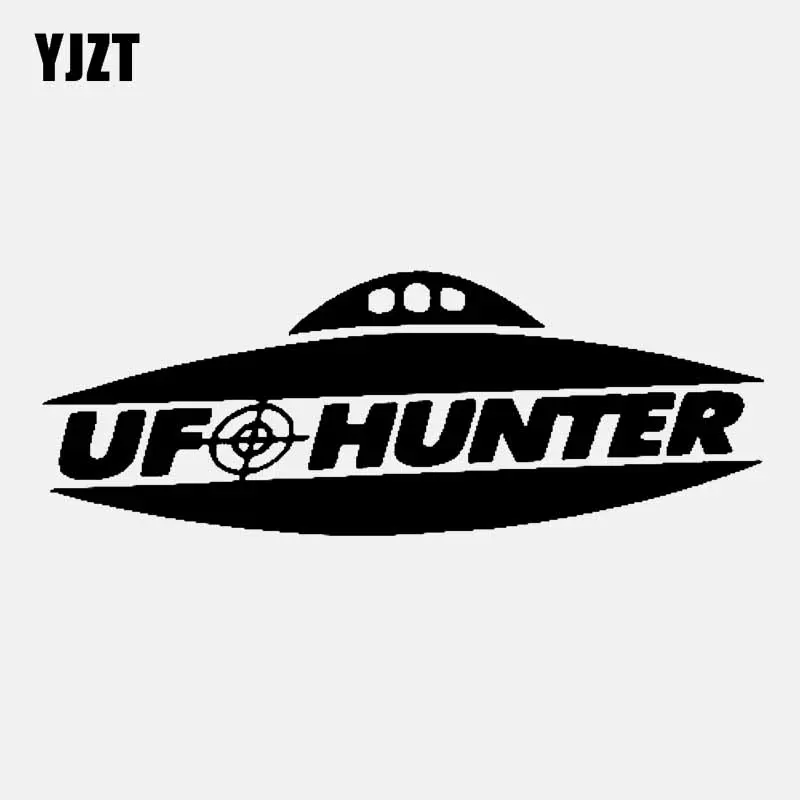 YJZT 13 9 см * 5 2 UFO HUNTER виниловые наклейки в виде Фотообоев c переводными картинками