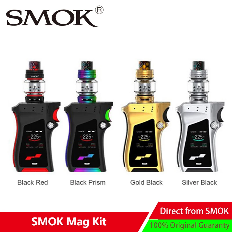 

E Cigarette SMOK MAG KIT Smok MAG 225W Box Mod by 18650&TFV12 Prince Tank Atomizer gun-handle Vaporizer Vape Kit vs mag grip
