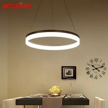 

New Modern Pendant Lights Kitchen Living Dinging Room Light Fixtures LED Hanging Lamp Luminaires Dimmable With Control AC90-260V