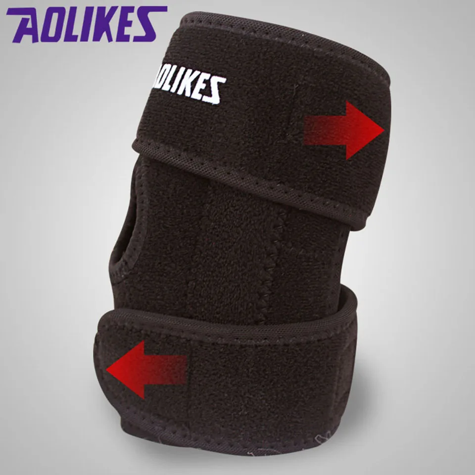 AOLIKES 1 шт. регулируемые налокотники Весенняя защитная одежда для спорта codera ciclismo Brace Поддержка для баскетбольного Зала