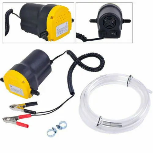 

New 12V Car Engine Oil Pump Motor Fuel Oil Extractor Scavenge Suction Transfer Pump with Hose for Auto Car Boat Motorbike Truck