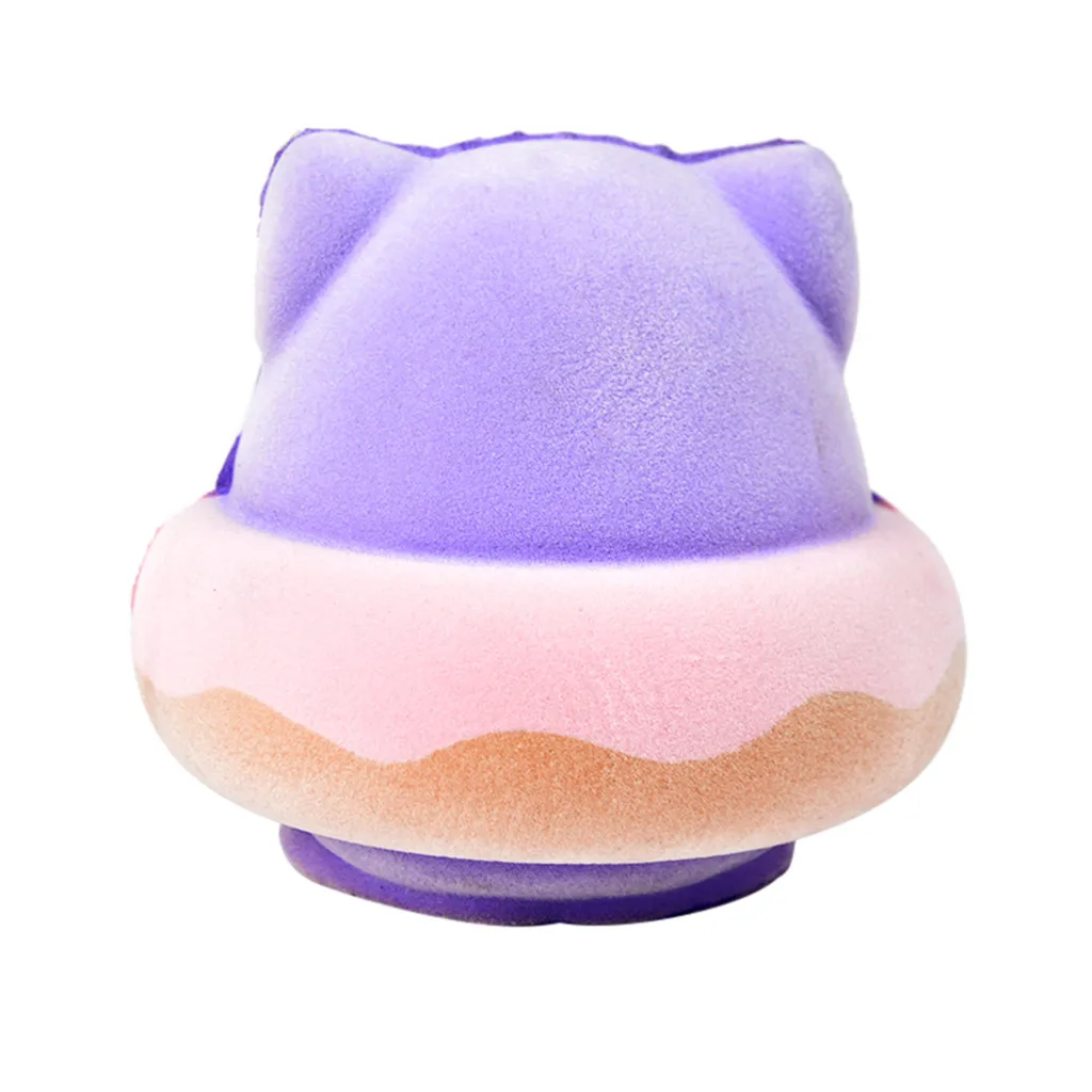 Фиолетовый кот медленный рост пушистый Squishies игрушка Squishes игрушка для снятия стресса для детей медленный рост Ароматические снятие