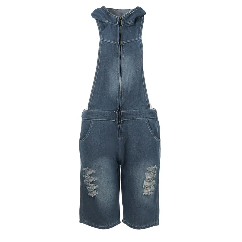 Женские модные повседневные свободные джинсовые комбинезоны шаровары женские горячие продажи свободные летние повседневные шорты # SA