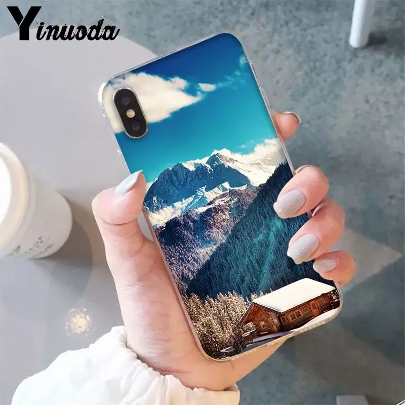 Yinuoda зимние снежные горы Sceneary Новинка чехол для телефона Fundas Крышка для iPhone 6S, 6 plus, 7, 7 plus, 8, 8 Plus, X Xs Макс 5 5S XR - Цвет: A11