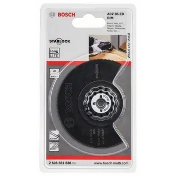 

BOSCH 2608661636 second accessories for Multitool ACZ 85 EB wood and metal