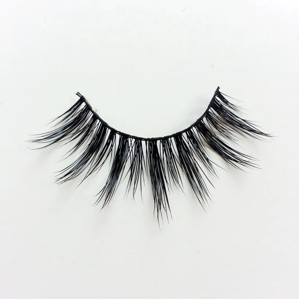 

IN USA 200pair Mink Hair Eyelashes Wispy Fluffy Crisscross Natural Long Lashes Handmade Eye Makeup Extension Tools