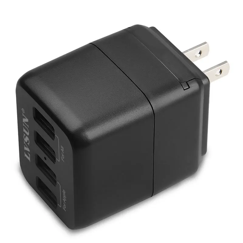 Сетевое зарядное устройство с 4 USB портами для iPhone 6 5s iPad Samsung Galaxy s6 s5 s4 Note